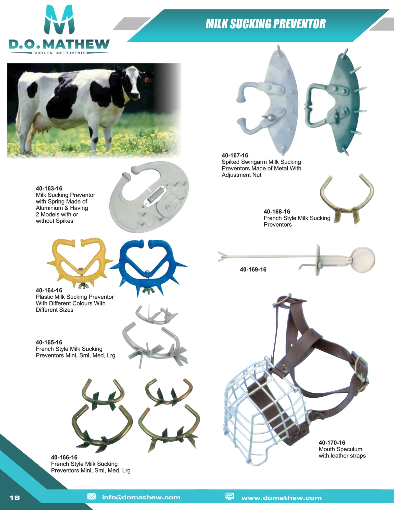 MILK SUCKING PREVENTOR